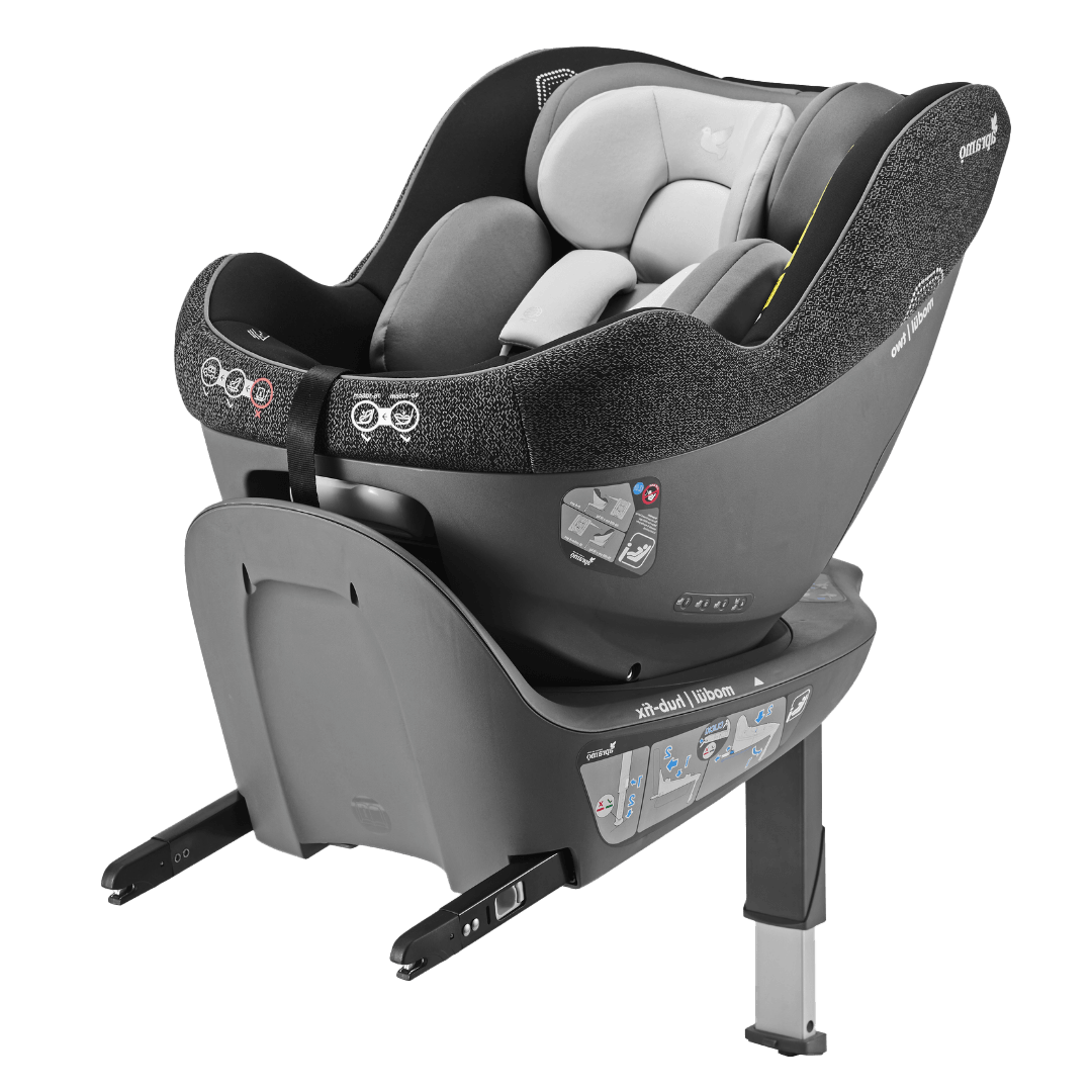 modül | two i-Size baby & toddler car seat system (inc. 360° rotational modül | hub-fix) - Apramo